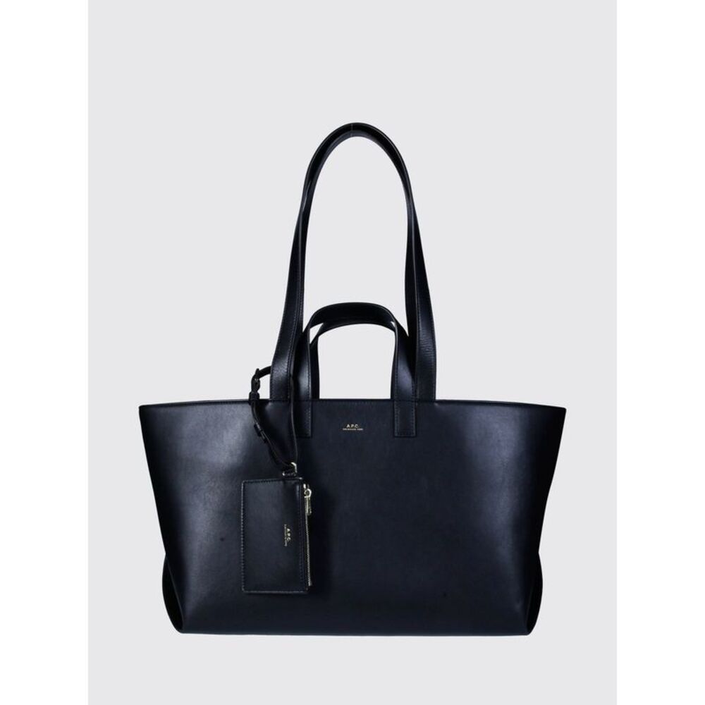 A.P.C. Women A.P.C. Le Drummer Smooth Calfskin Tote Bag With Removable Pouch